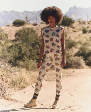 The Great Outdoors - Khaki Palisade Floral Legging