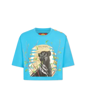 The Lion King Cassius Khumalo Printed Cropped T-Shirt