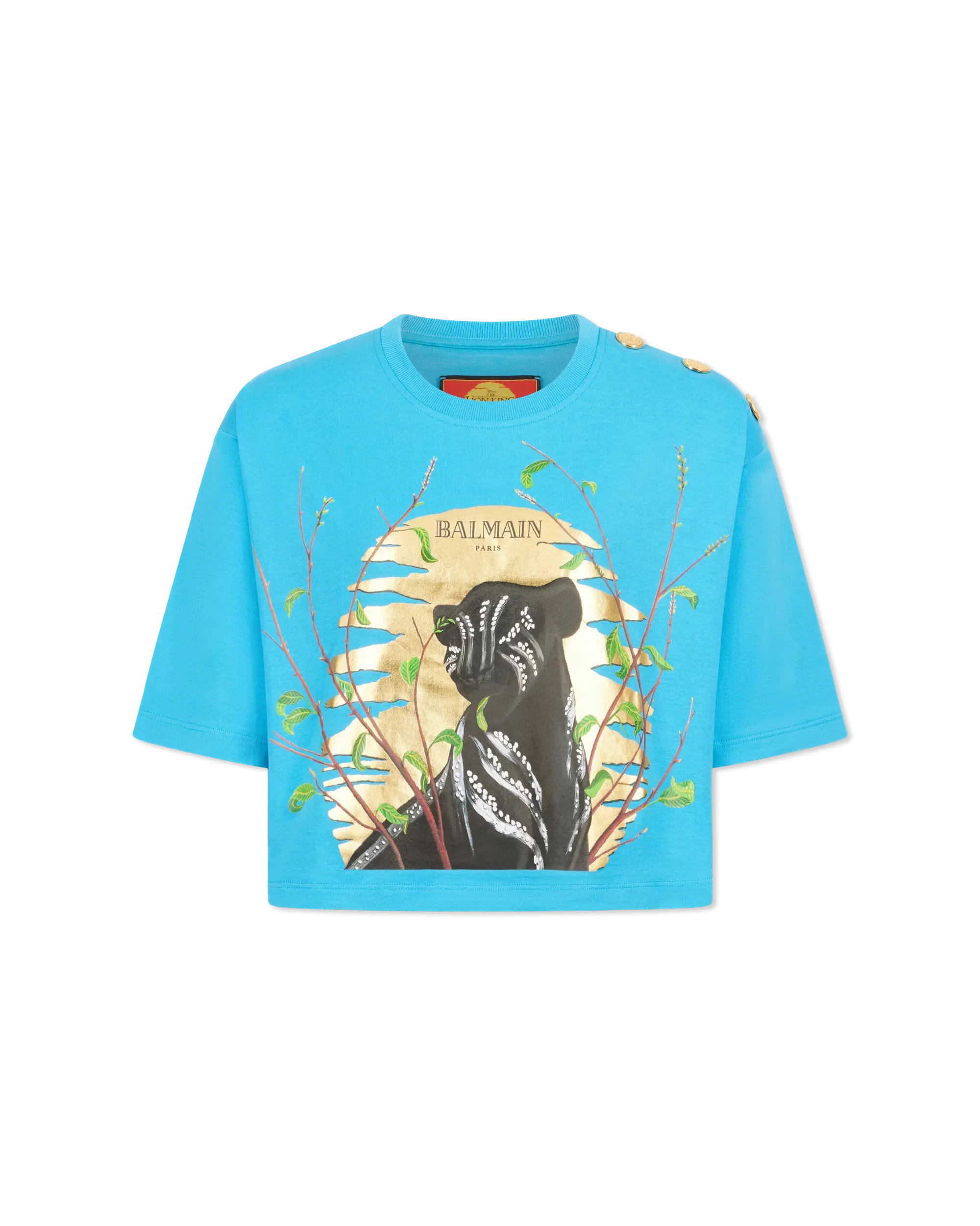 The Lion King Cassius Khumalo Printed Cropped T-Shirt