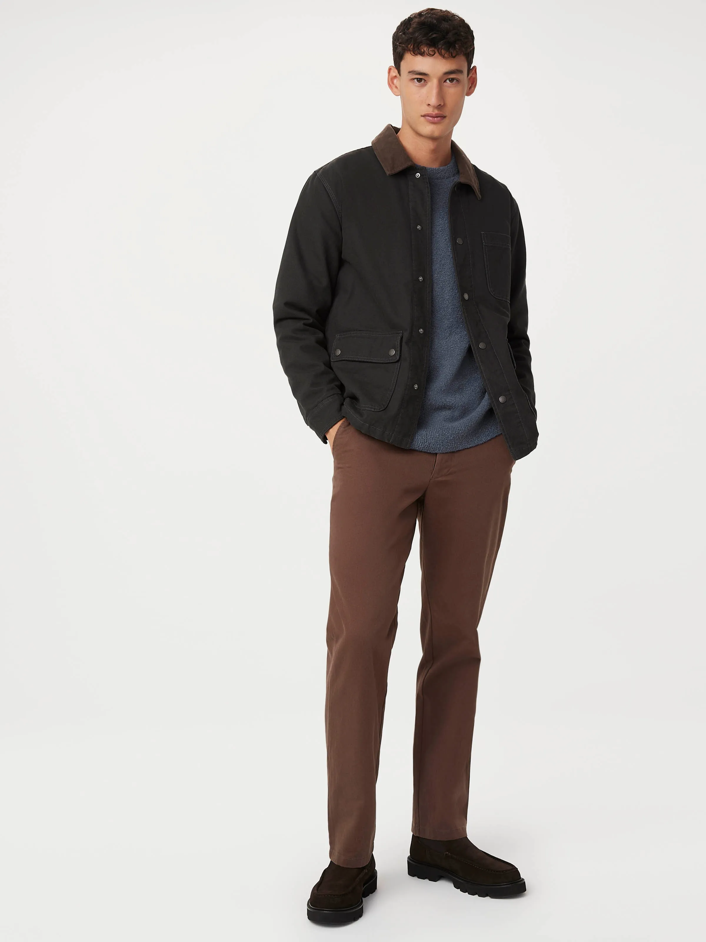 The Seawool® Boucle Sweater in Vintage Indigo