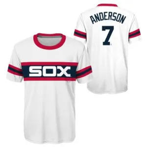 Tim Anderson Chicago White Sox Cooperstown Sublimated Player Tee - Youth
