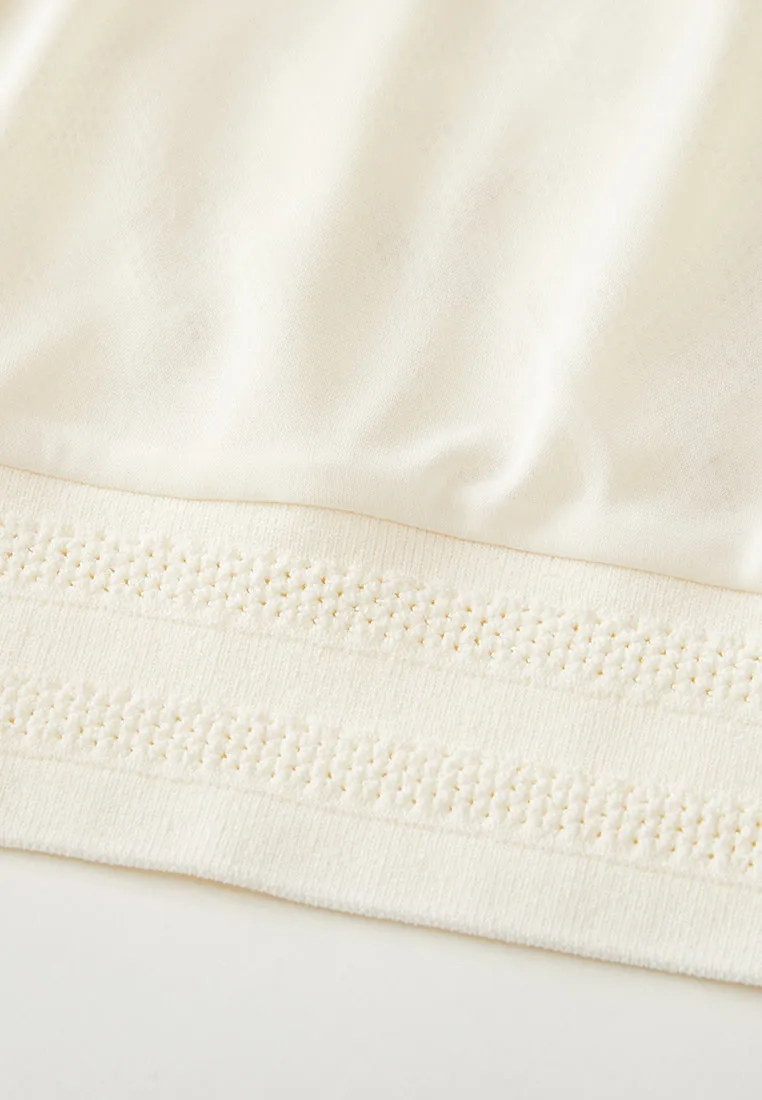 V-neck Ribbed-trim Sequined Cardigan