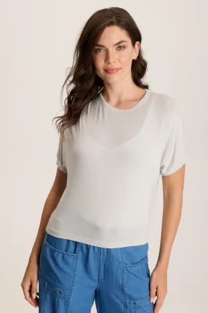 Valensi Soft Jersey Banded Sleeve Tee