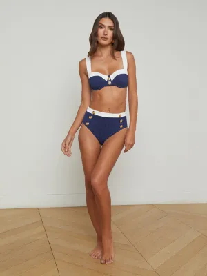 Vanessa High-Waisted Bikini Bottom