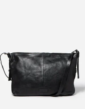 Vaucluse Leather Handbag Black