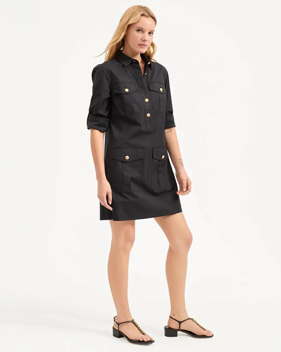 Veronica Beard - Saude Cargo Dress in Black