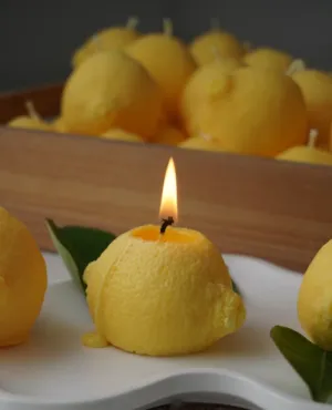 Violetston Art Atelier Lemon Candle