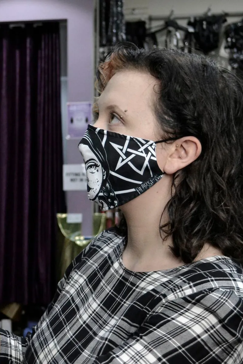 Wednesday Addams Occult Face Mask