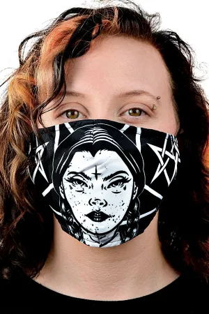 Wednesday Addams Occult Face Mask