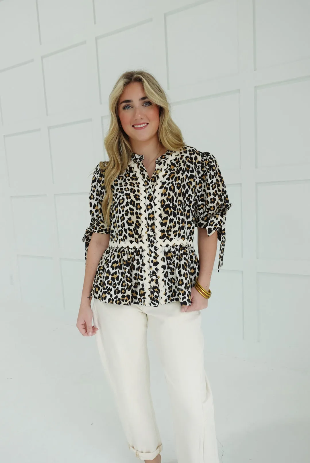 Wild About You Peplum Top