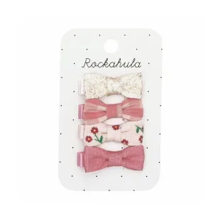Wildflower Mini Bow Clip Set  - مستلزمات