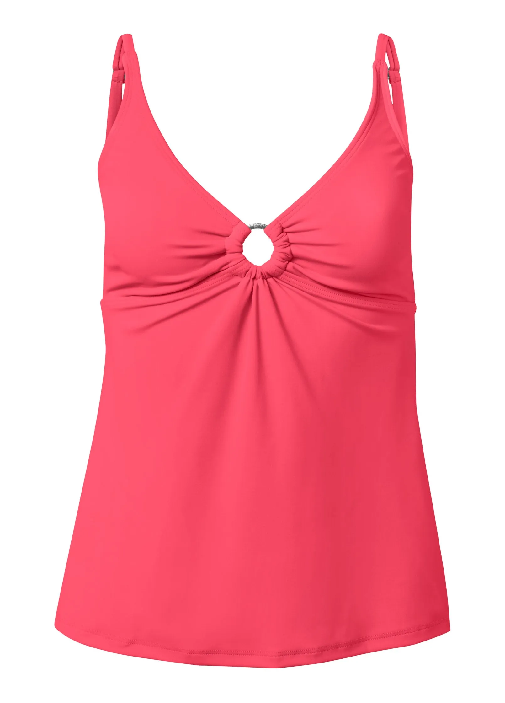 Willow Ring Tankini Top - Sunset Pink
