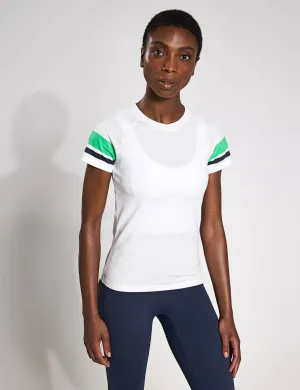 Willow Tee - White/Green