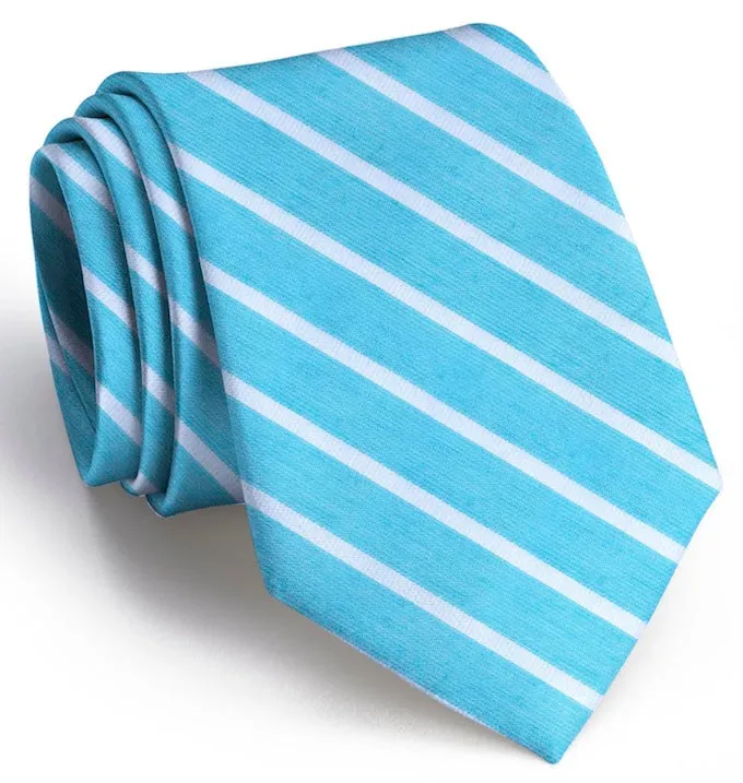 Winning Streak: Tie - Turquoise/White