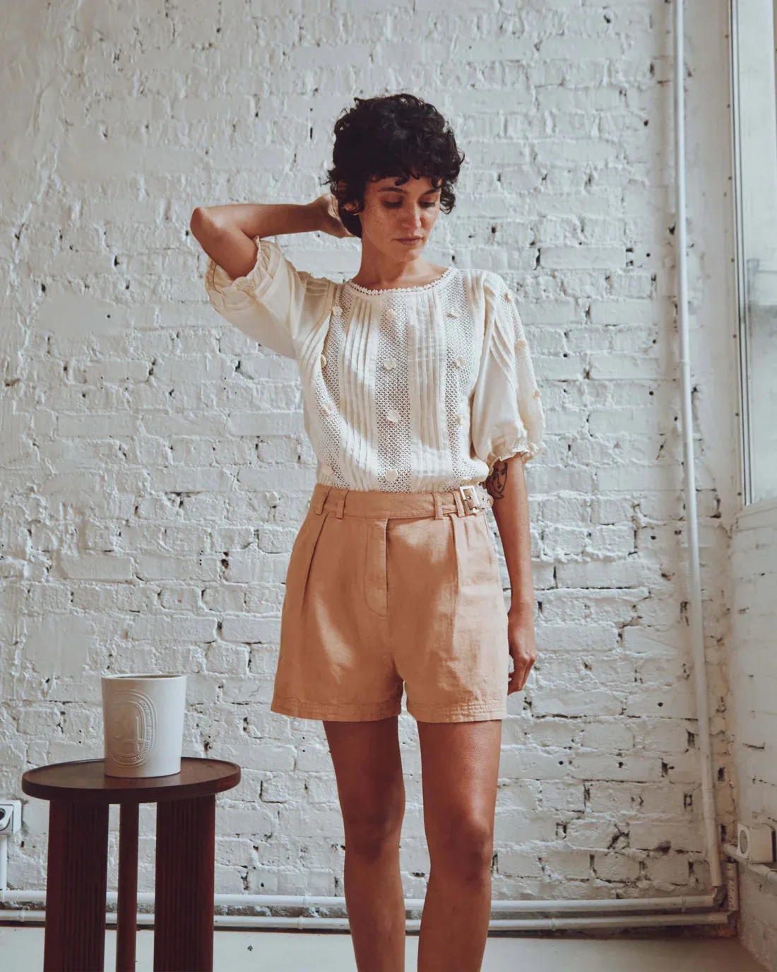 Women Shorts Basile Sesame - قصيرة