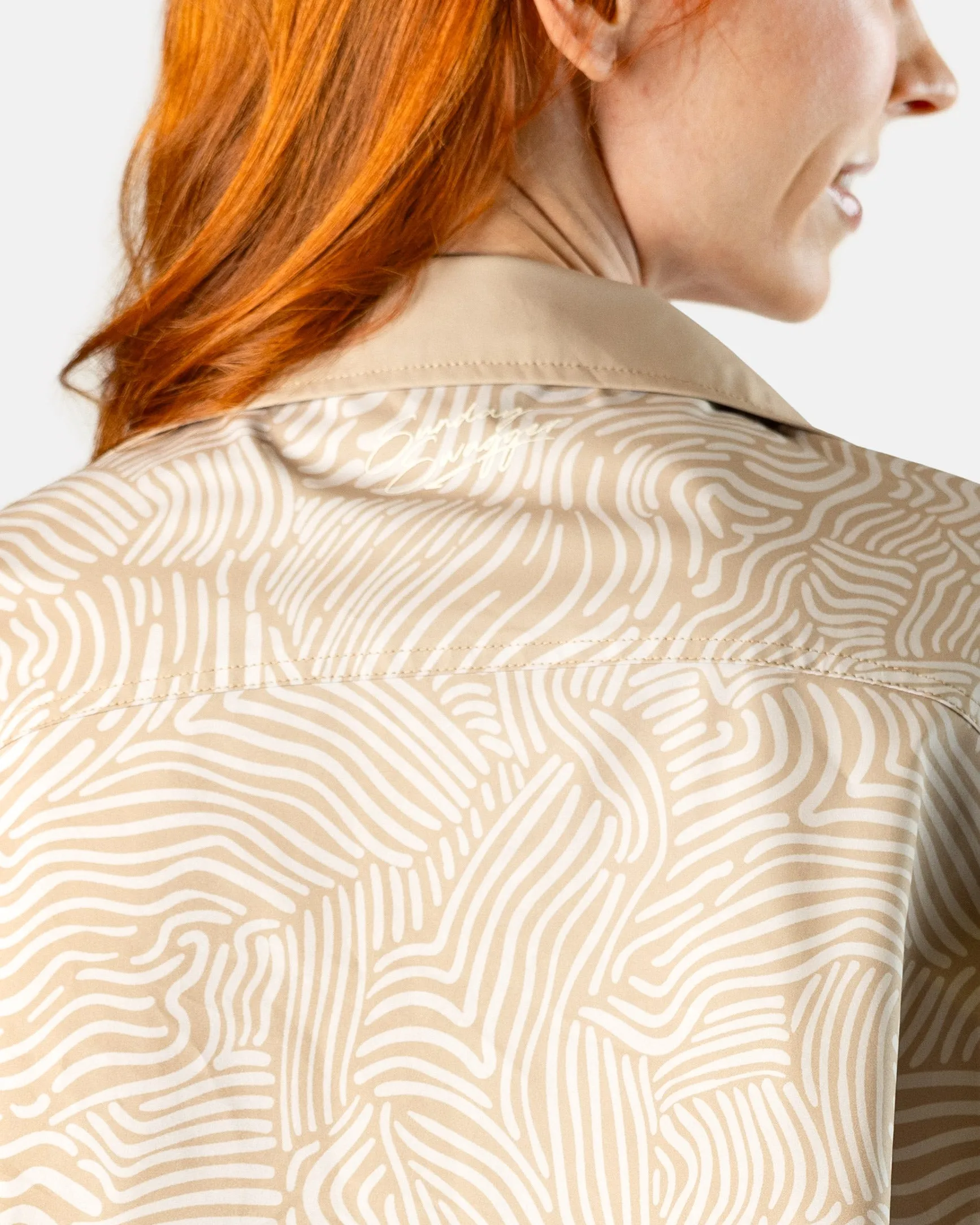 Women's Full-Zip Jacket - Latte
