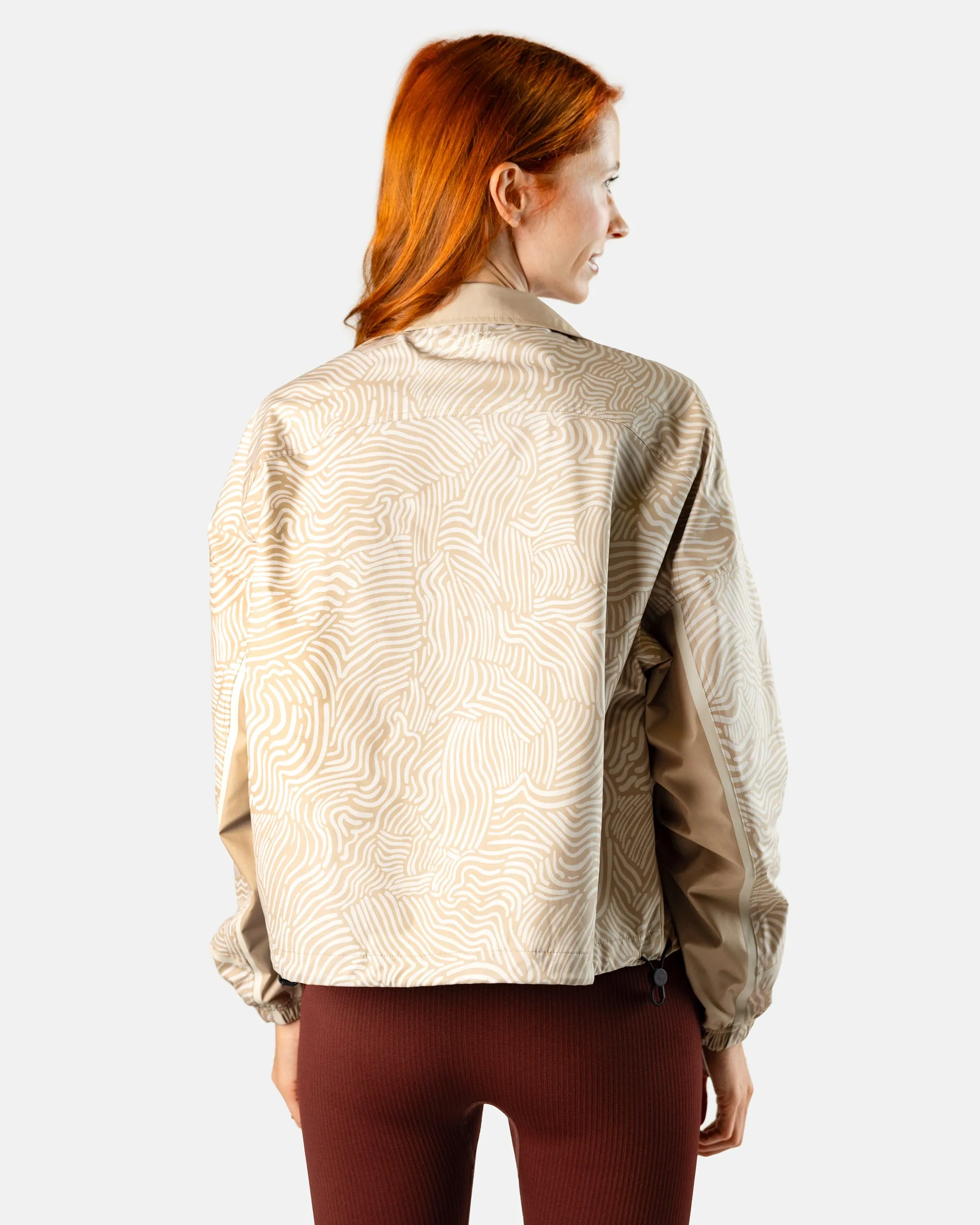 Women's Full-Zip Jacket - Latte