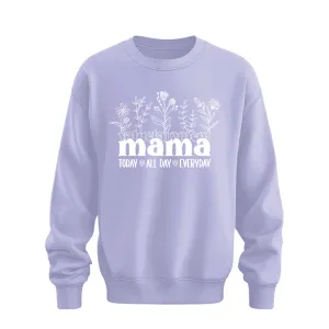 Women's Future Looks Bright Lilac Everyday VT Mama Sweatshirt