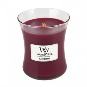 Woodwick Medium Candle Jar - Black Cherry