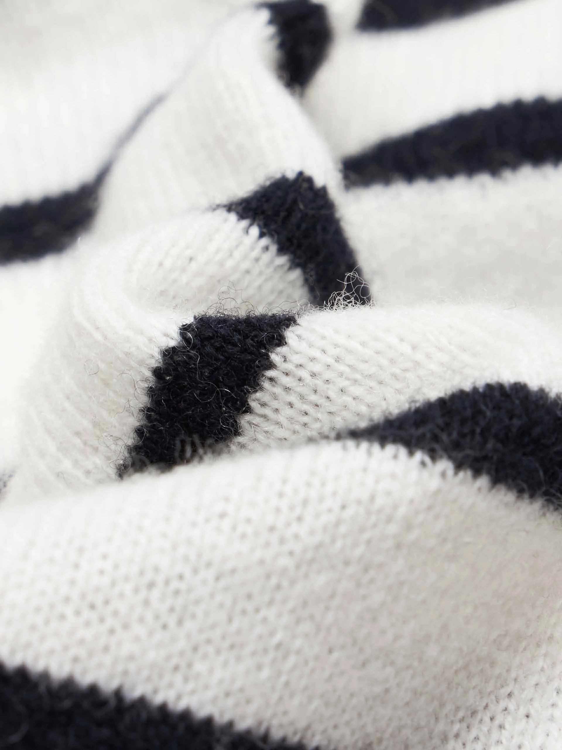 Zip Closure Wool Cardigan