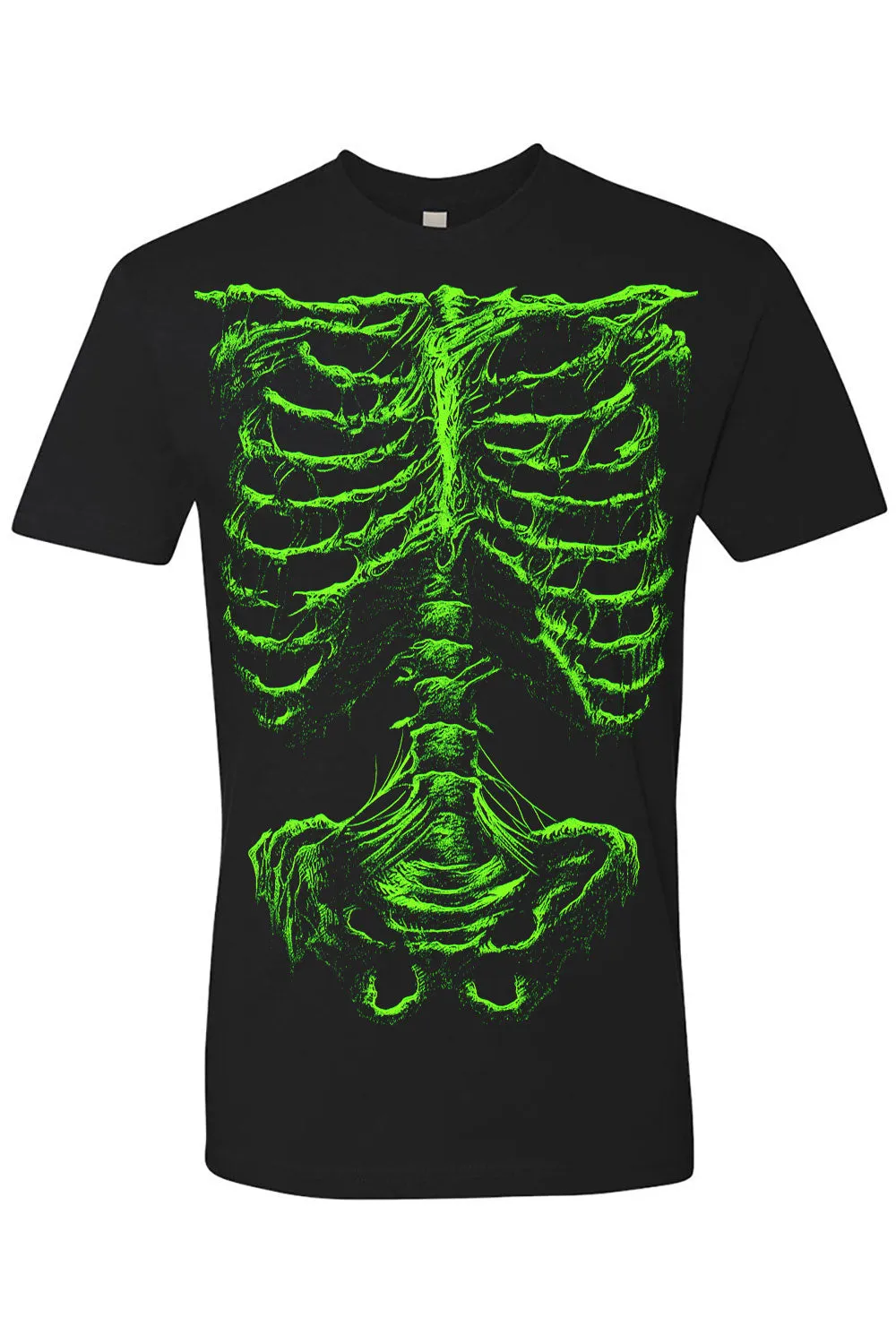 Zombie Rot Skeleton T-shirt [Monster Green]