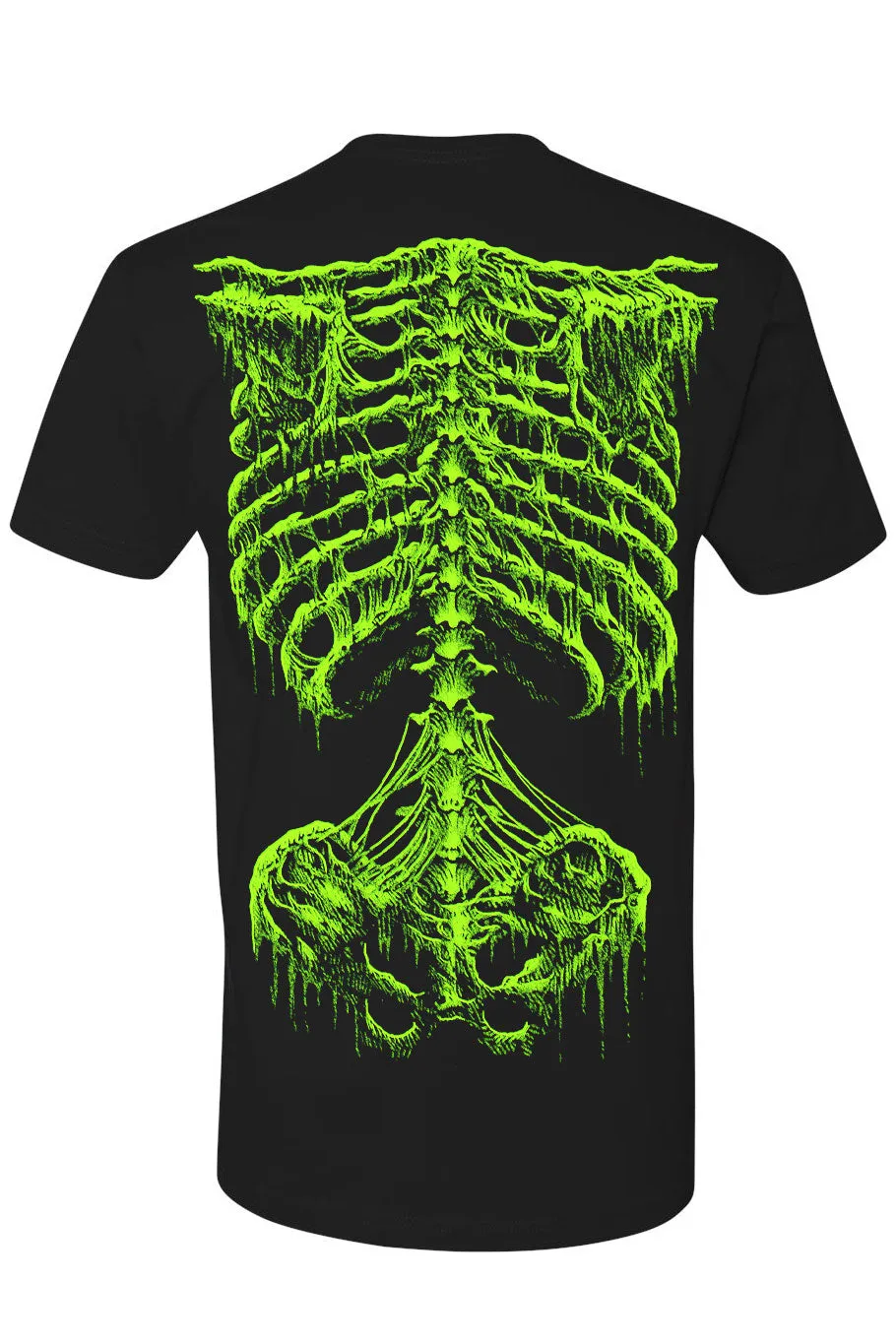Zombie Rot Skeleton T-shirt [Monster Green]